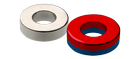 Ndfeb magnets - annular rings - magnetized axially parallel to an appropriate axis